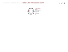 Tablet Screenshot of naturadellecose.com